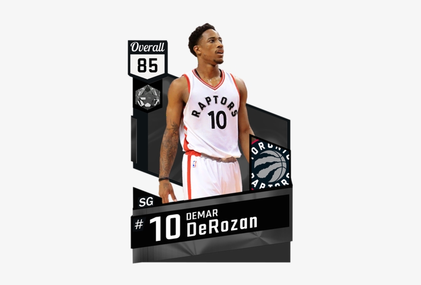 Demar Derozan Onyx Card - Toronto Raptors 8x10 Rug, transparent png #1125247