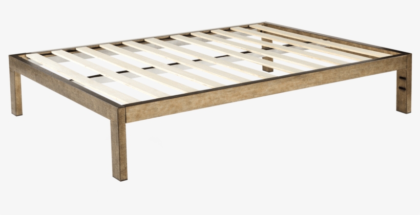 Keetsa The Frame Gold Brushed Steel Frame Platform, transparent png #1125771