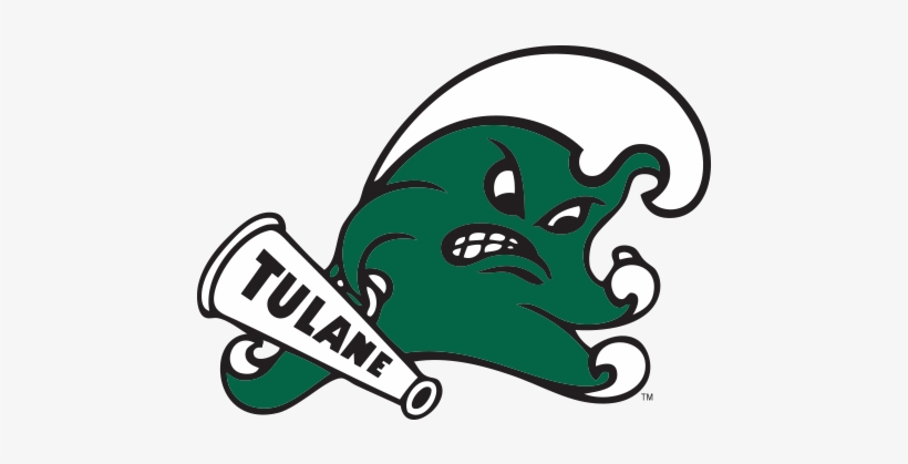 Tulane Angry Wave Logo, transparent png #1125880