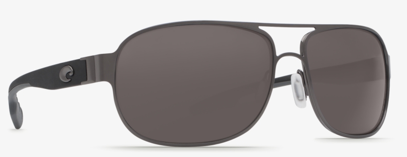 Costa Del Mar Conch Sunglasses In Gunmetal, Metal Frames - Costa Del Mar Conch Polarized On 22 Obmp Grey Men Sunglasses, transparent png #1126199