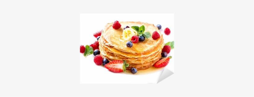 Pancake With Berries - G&m Kitchen Essentials Professional Crepe Maker, transparent png #1126361