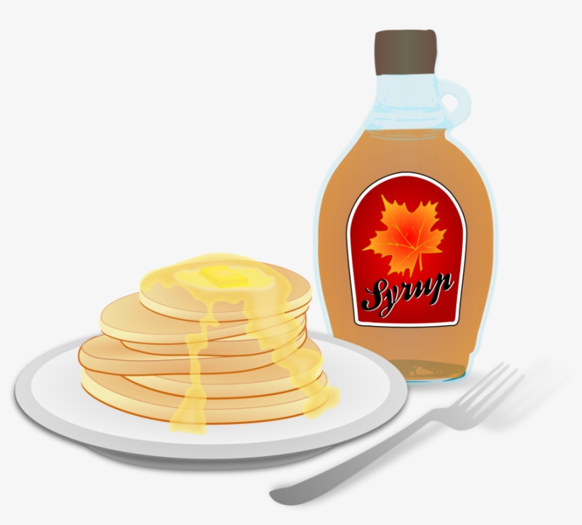 Pancakes Breakfast Food Syrup Pancakes Pan - Pancake Breakfast Clipart Png, transparent png #1126379