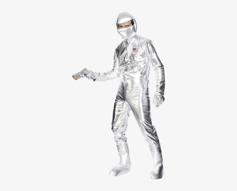 Astronaut Suit Costume - Silver Space Suit, transparent png #1126406