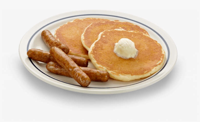 Pancake And Sausage Breakfast, transparent png #1126492