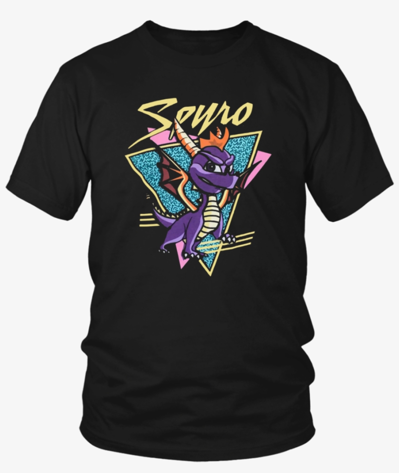 Spyro The Dragon T Shirt Spyro The Dragon Black Retro - Born In April 1, transparent png #1126751