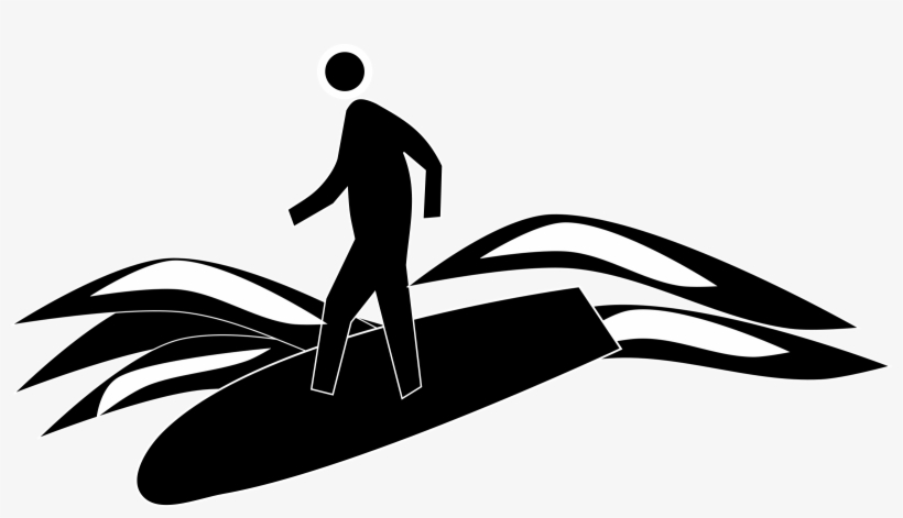 This Free Icons Png Design Of Pedestrian Surfer, transparent png #1126791