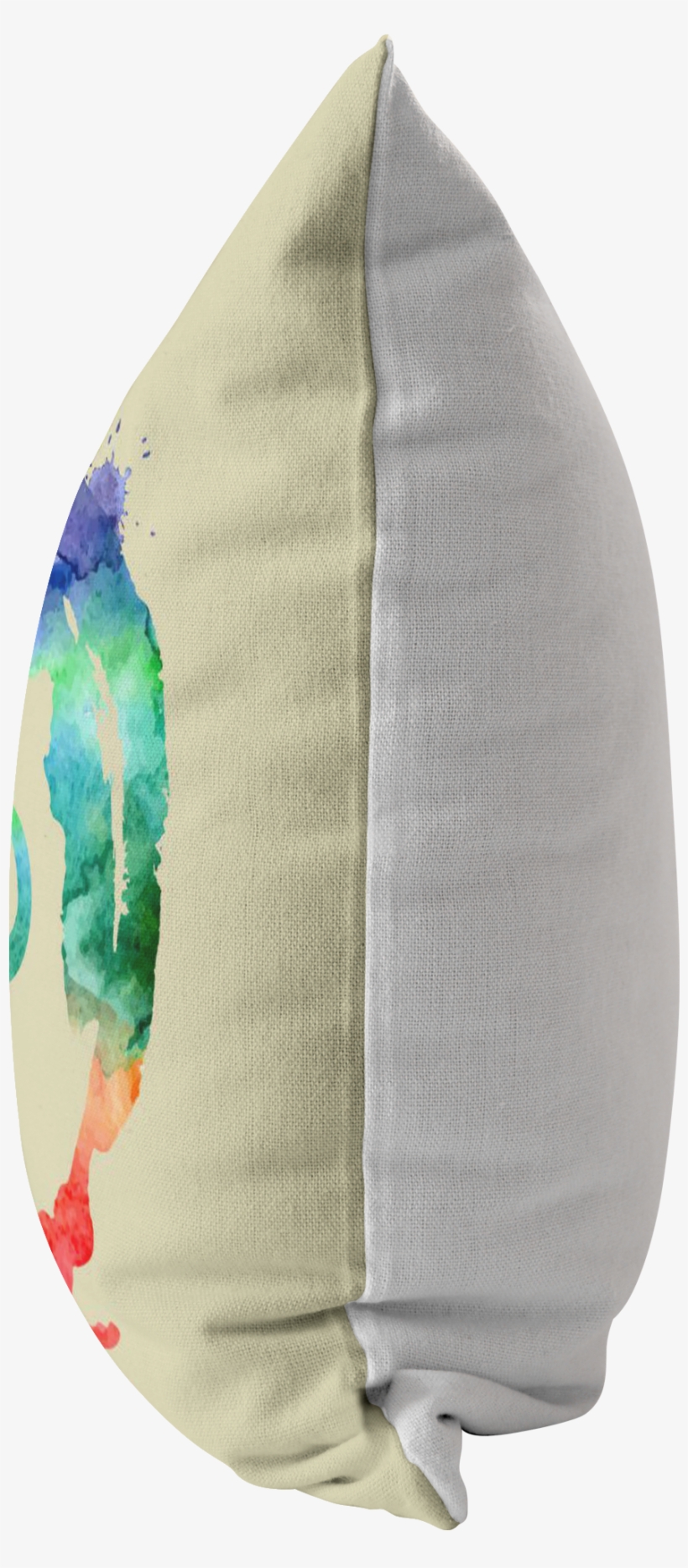 Watercolor Om Pillow - Throw Pillow, transparent png #1126813