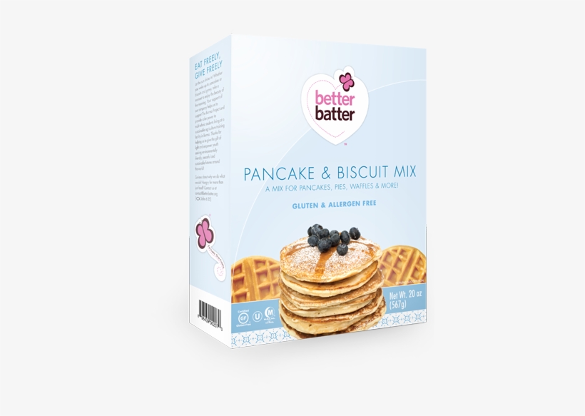 Gluten Free Pancake & Biscuit Mix - Better Batter Gluten-free Flour, 5 Pound, transparent png #1126899