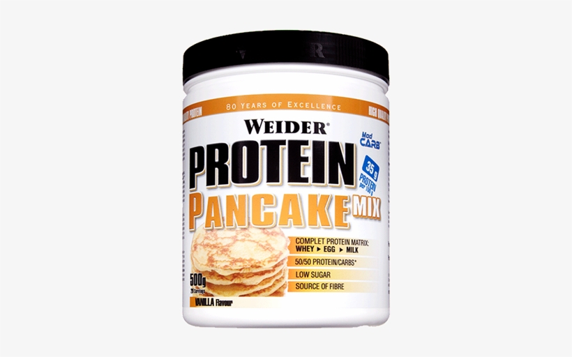 Weider-pancake - Weider Protein Pancake Mix 500 Grams - Snacks, Biscuits, transparent png #1126913