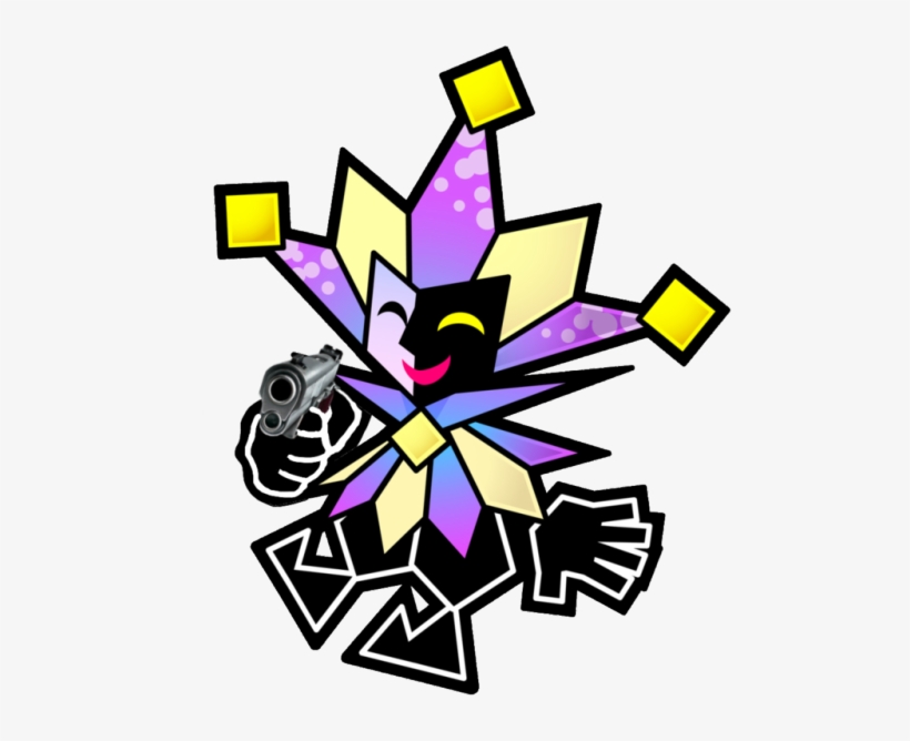 I Don't Have An Excuse For This One Just Take It - Super Paper Mario Dimentio, transparent png #1126933