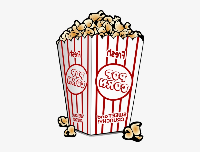 Movie Theater Popcorn Clipart Free Clipart Images - Popcorn, transparent png #1126965