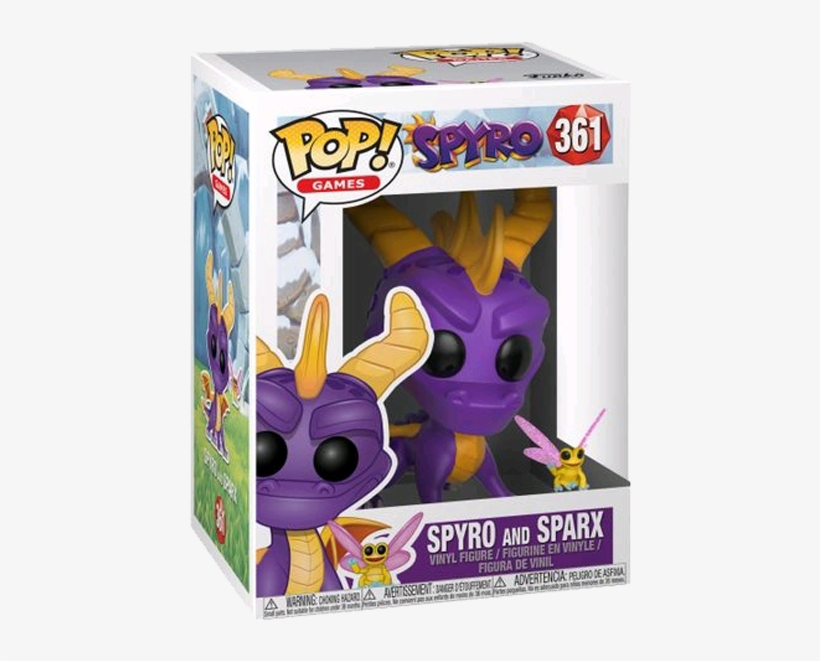 Spyro The Dragon - Spyro And Sparx Pop, transparent png #1127060