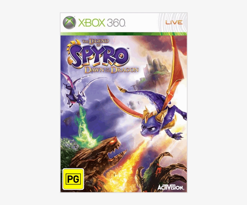 The Legend Of Spyro Dawn Of The Dragon Preowned Eb - Legend Of Spyro Dawn Of The Dragon Xbox 360, transparent png #1127103