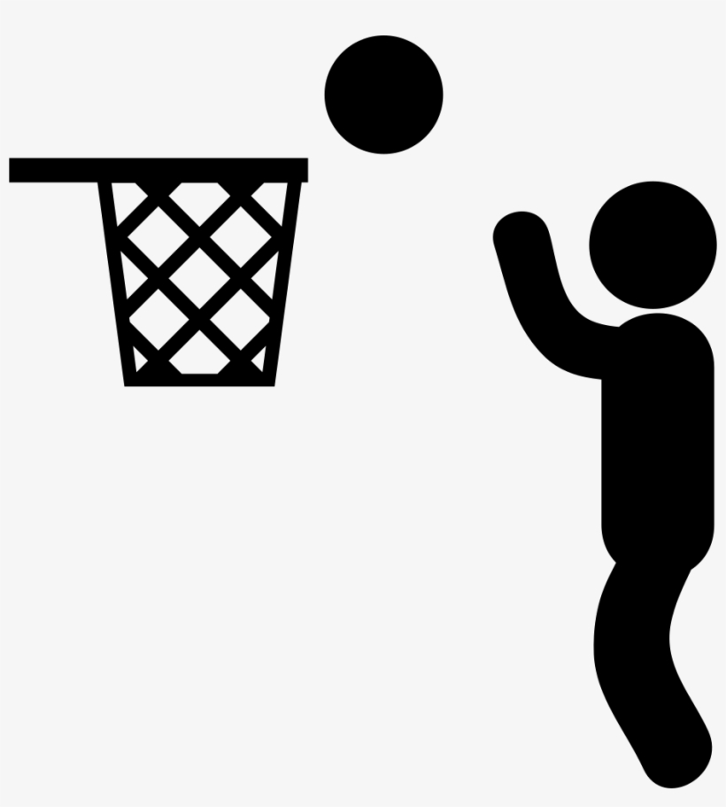 Man Playing Basketball Comments - Playing Basketball Png Icon, transparent png #1127233