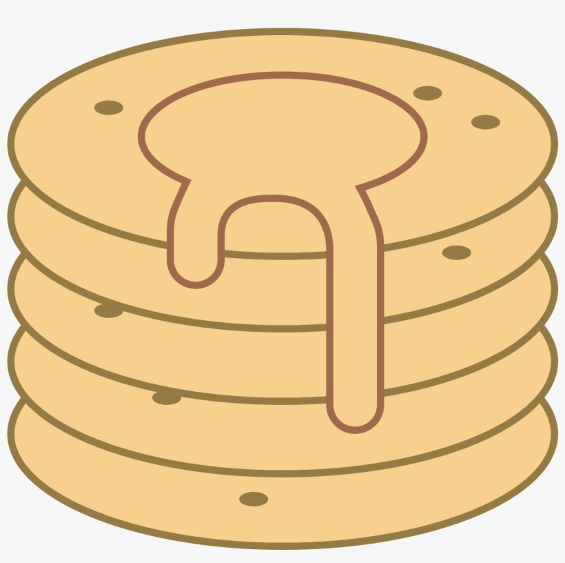 This Looks Like A Stack Of Four Pancakes - Icons8, transparent png #1127258