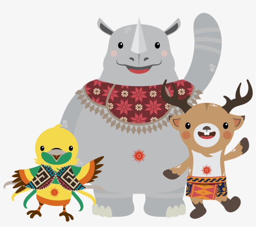 Maskot Asian Games 2018 - Mascot Of Asian Games 2018, transparent png #1127290