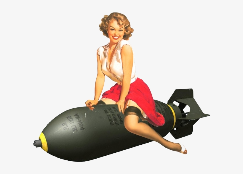 Pinup - Pin Up Girl Bomb, transparent png #1127348