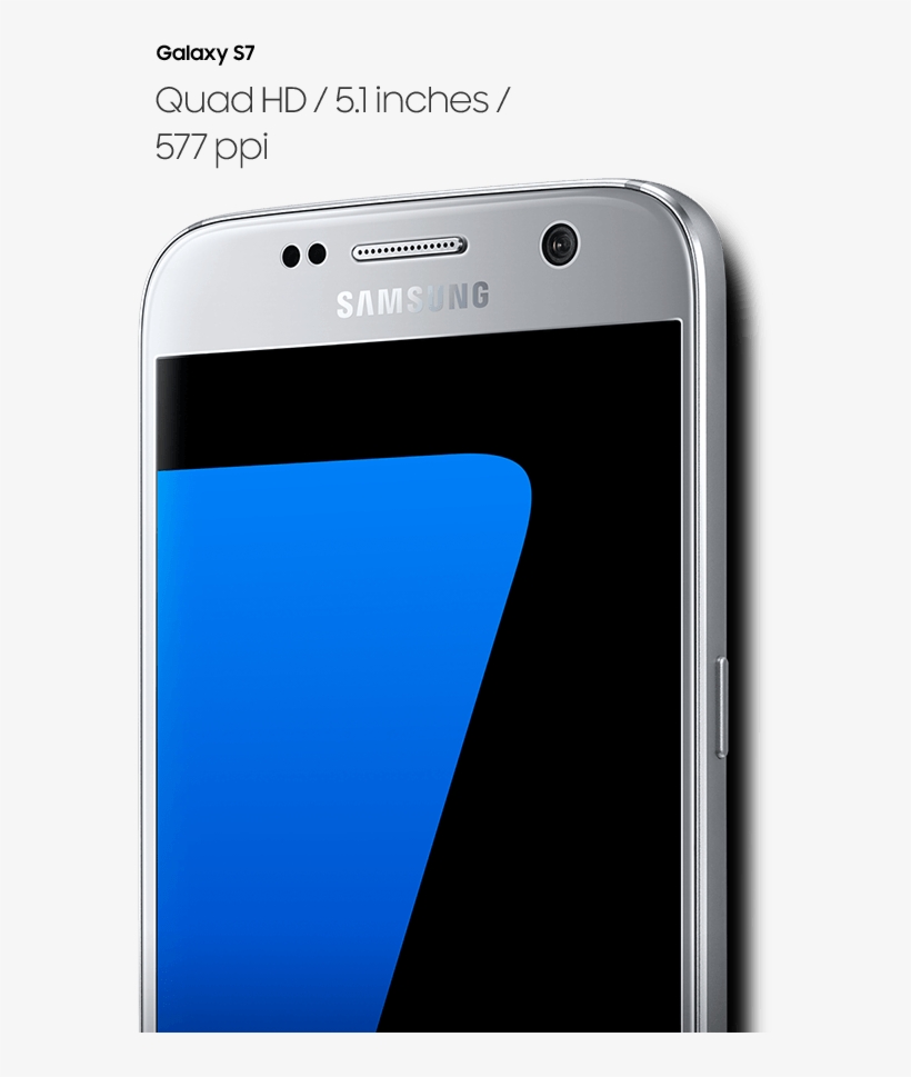 Right Perspective Angled Image Of Galaxy S7 - Samsung S7 G930fd Kies, transparent png #1127394