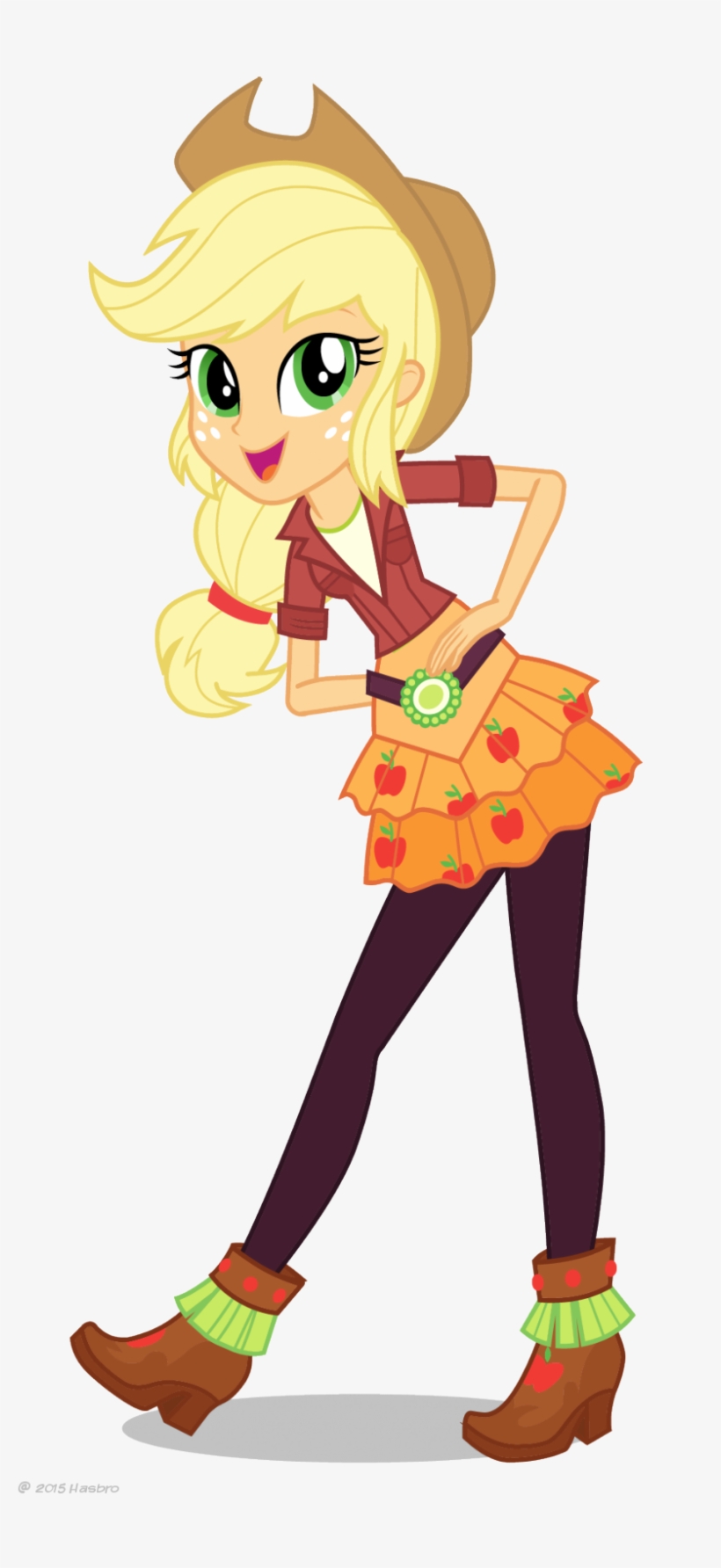 Friendship Games Applejack School Spirit Artwork - My Little Pony Equestria Girls Applejack, transparent png #1127614