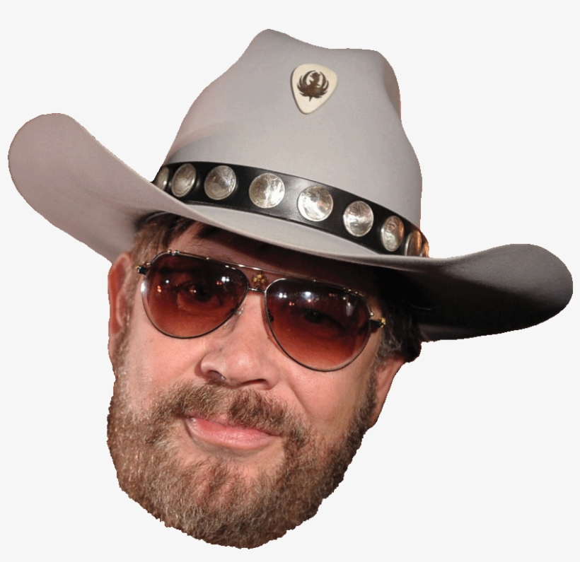 Hankwilliamsjr Head - Hank Williams Jr Png, transparent png #1128219