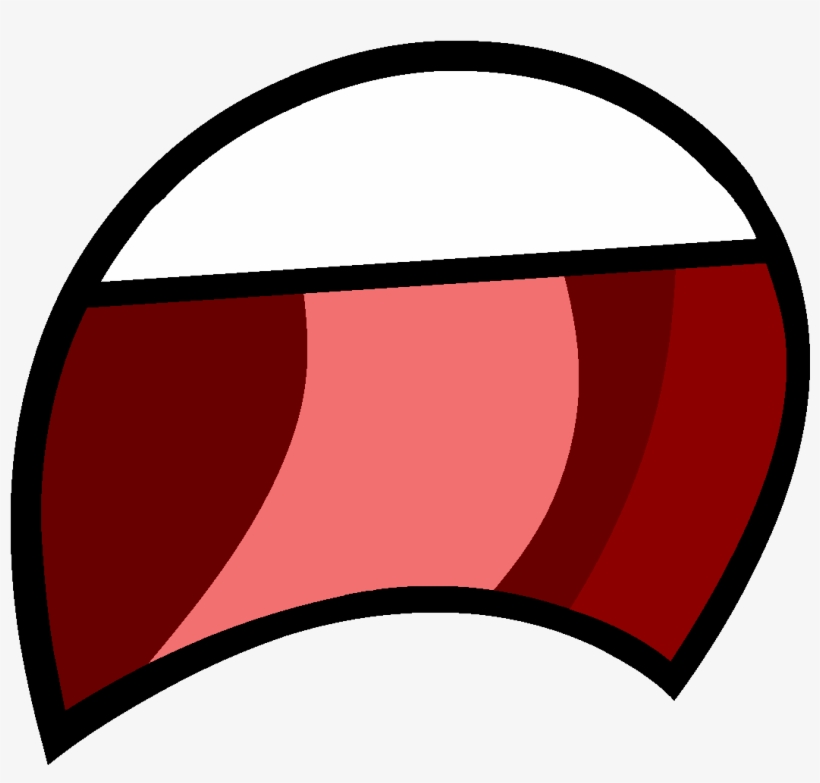 Mouth L - Bfdi Mouth, transparent png #1128490