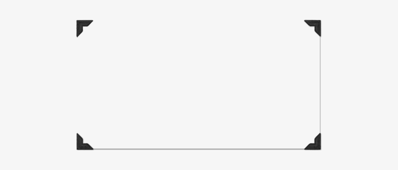 Scrapbook Photo Corners Png Banner Black And White - Scrapbook Photo Corners Png, transparent png #1128683