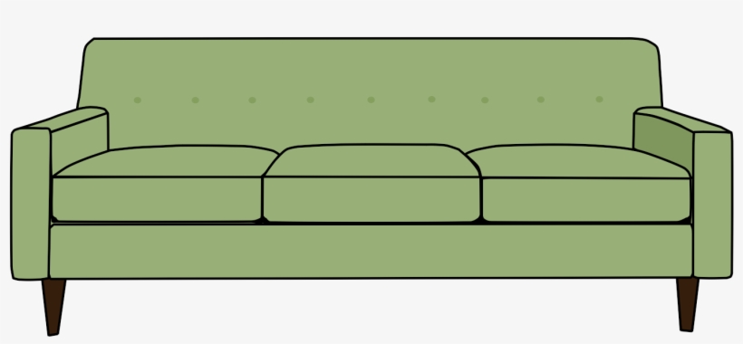 Bed Clipart Transparent Background - Kisekae Couch Prop, transparent png #1129264