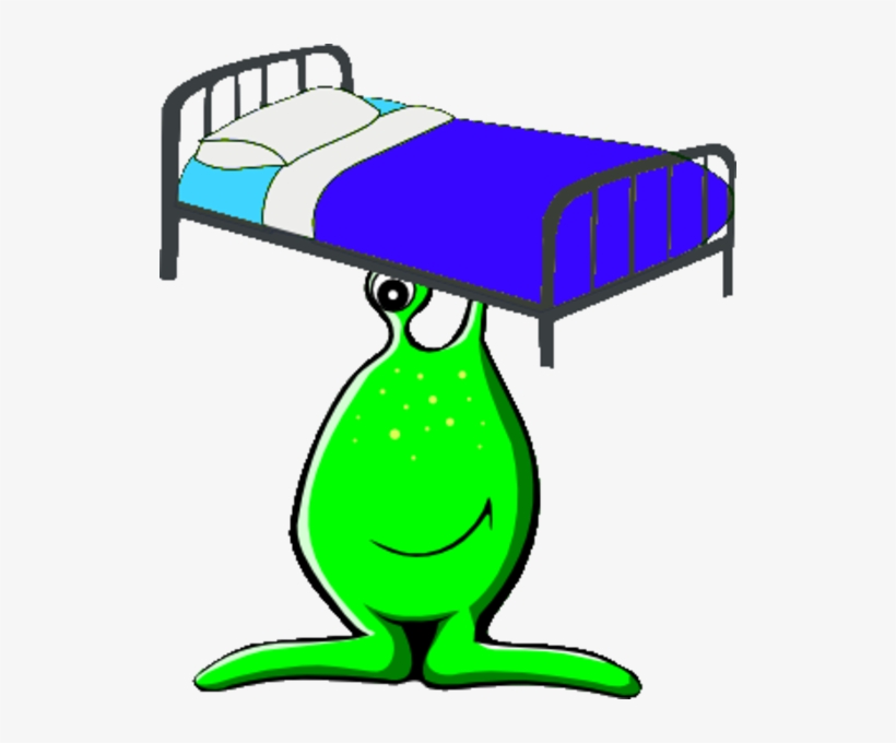 Bed Monster Image - Monster Under The Bed Clipart, transparent png #1129429