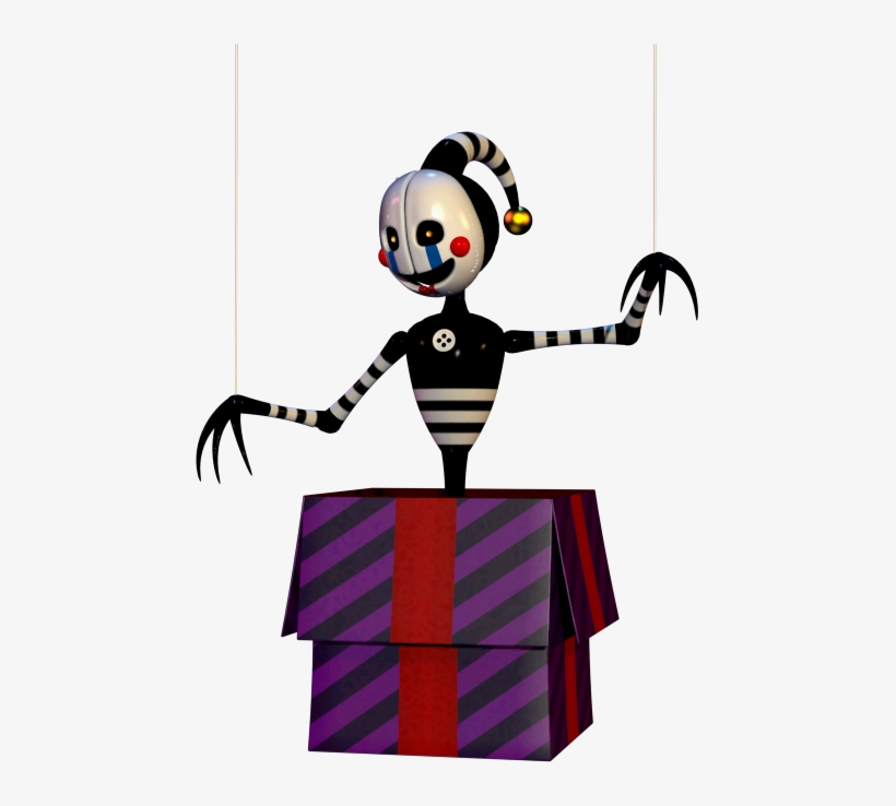 Confetti Clipart Fnaf - Fnaf 6 Security Puppet, transparent png #1129559