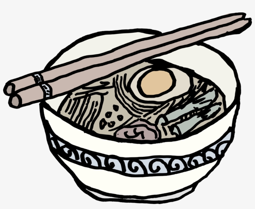 Ramen Japanese Cuisine Instant Noodle Drawing Computer - Ramen, transparent png #1129670