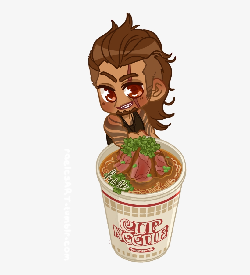 Png Transparent Library Ffxv Cup Noodle Gladio By Raelcsart - Cup Noodle Gladiolus, transparent png #1129828