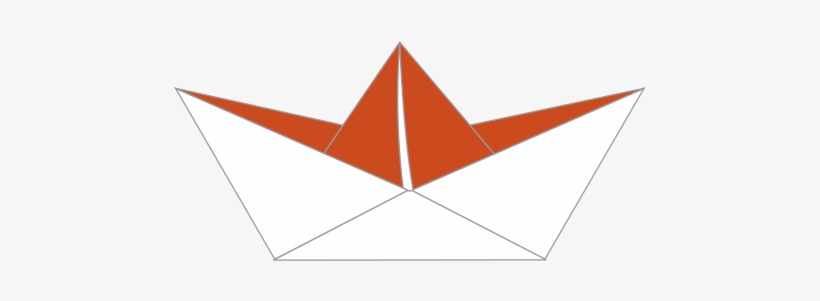 Paper Boat Vector Png, transparent png #1130112