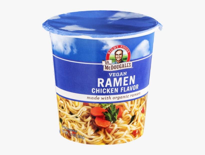 Dr. Mcdougall's Right Foods Vegan Ramen Chicken Flavor, transparent png #1130181