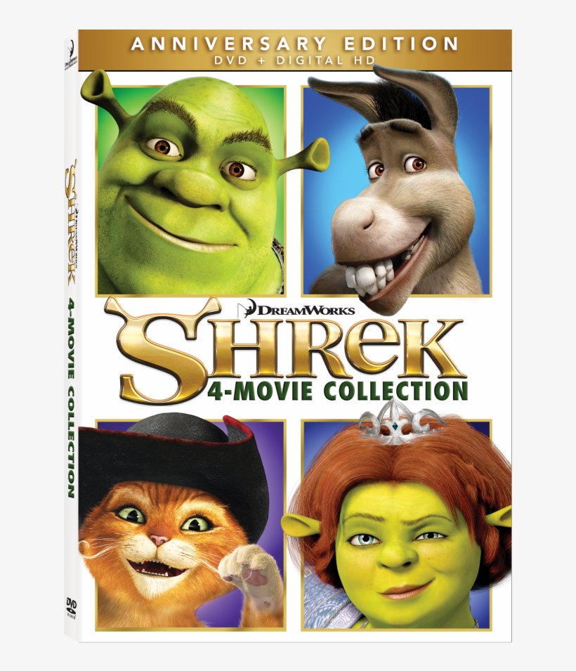 Shrek Face Png Download - Shrek 4 Movie Collection (dvd), transparent png #1130203