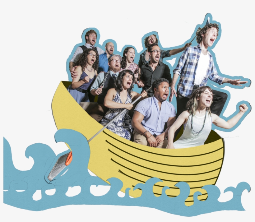 Thicket - Waterman - Paper Boat - With Waves - Smaller, transparent png #1130509