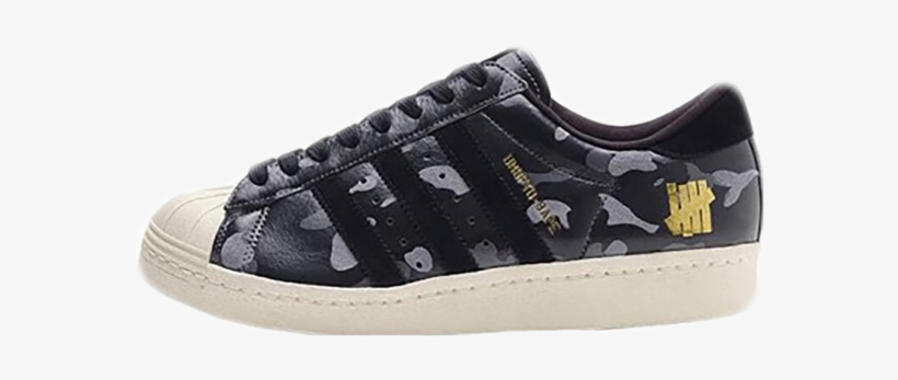 Bape X Undftd X Superstar 80v - Shoe, transparent png #1130581