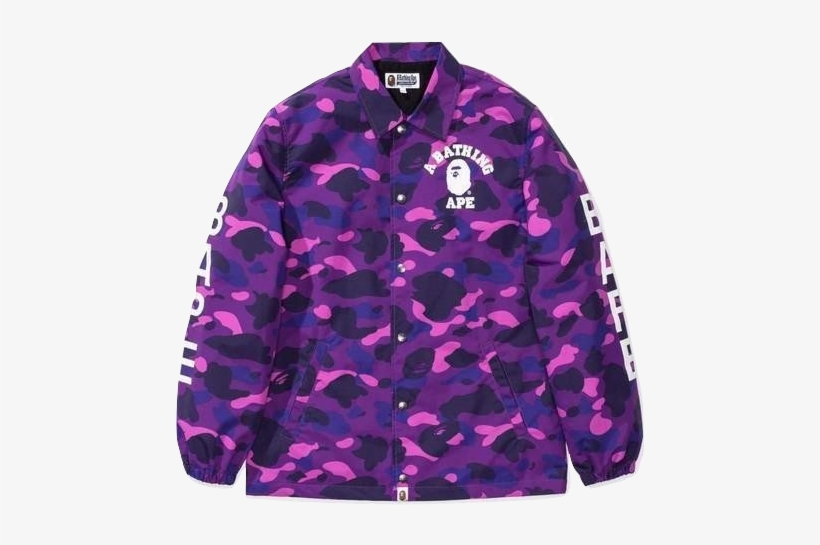 A Bathing Ape Color Camo Coach Jacket - Bathing Ape Colour Camo Ape ...