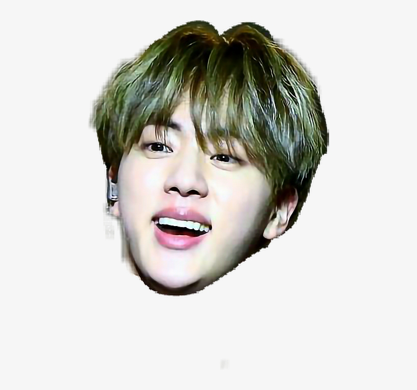 Svg Freeuse Seokjin Hyung Hyugline Funny Jinhead Cute - Jin Head, transparent png #1130661