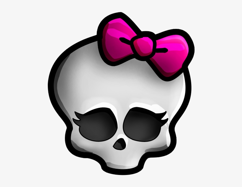 Skull Clipart Monster High - Monster High Skull Png, transparent png #1130792