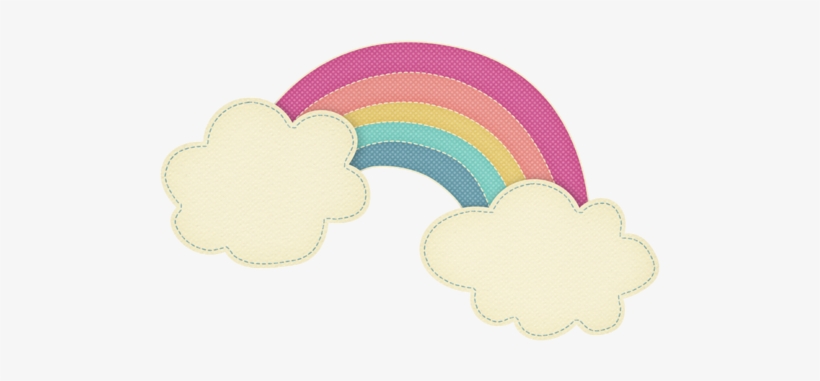 Rainbow Png, Rainbow Cloud, Cartoon Clouds, Clip Art - Rainbow And Cloud Drawing, transparent png #1131229