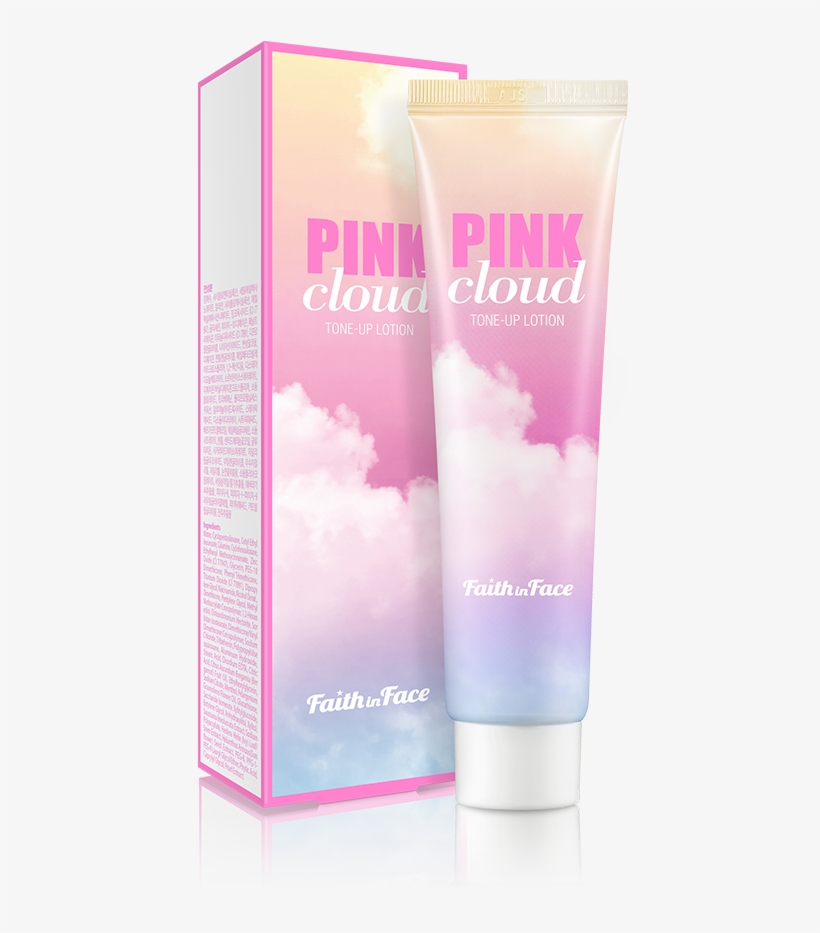 Faith In Face Pink Cloud Tone Up Lotion 粉嫩調色素顏霜 - Lotion, transparent png #1131325