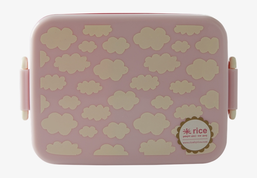 Pink Cloud - Rice Lunchbox With Divider, transparent png #1131369