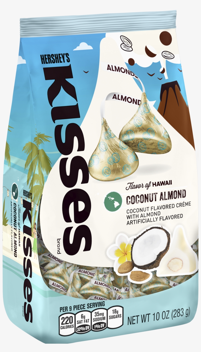 Hershey's Kisses Coconut Almond Flavored Candies Taste - Pineapple Coconut Hershey Kisses, transparent png #1131515