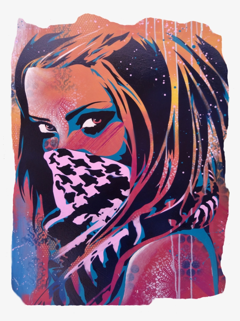 Graffiti Art - - Girl Graffiti, transparent png #1131656