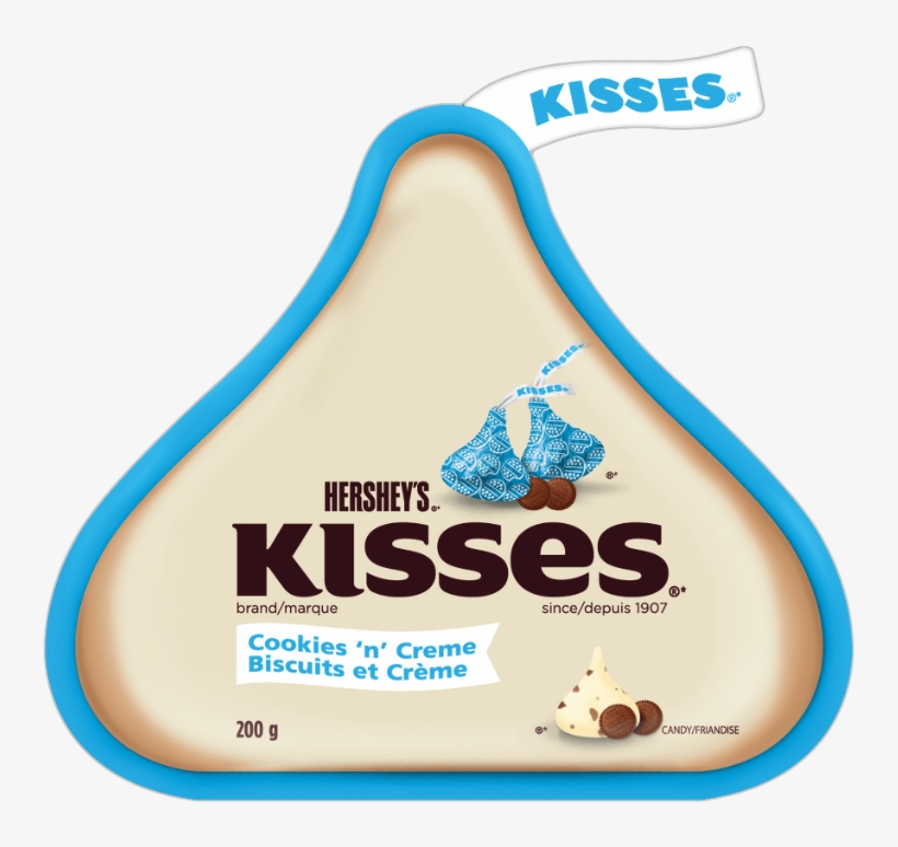 Hershey's Kisses Cookies N Creme - Hershey's Hershey's Kisses Candy Cane 200g, transparent png #1131732