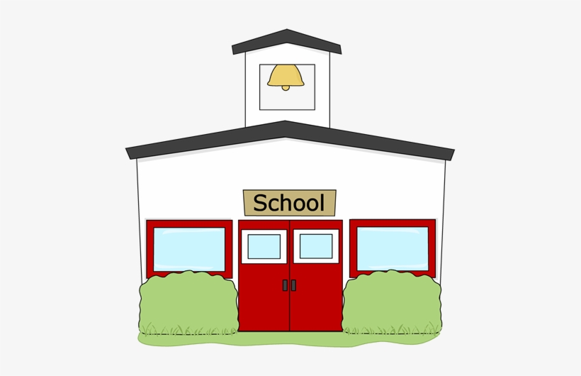 Schoolhouse School House Rock Clip Art Free Clipart - School Clipart No Background, transparent png #1131779