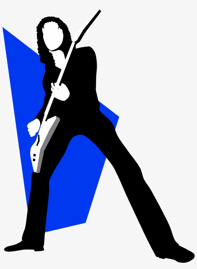Free Stock Photo - Rock Guitarist Clipart, transparent png #1131854