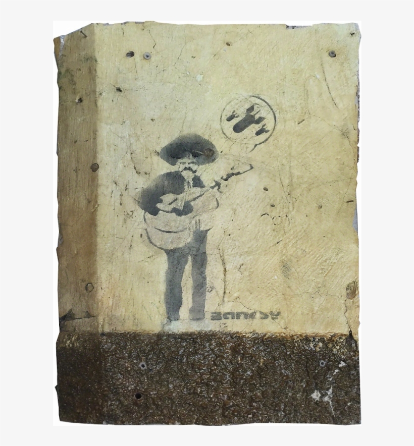 Mariachi Player, 2001 By Banksy Graffiti Art - Taglialatella Galleries, transparent png #1131855