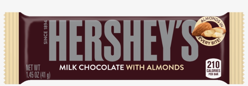 Source - - Hershey With Almonds, transparent png #1132137