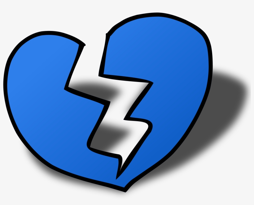 This Free Icons Png Design Of Broken Heart, transparent png #1132291
